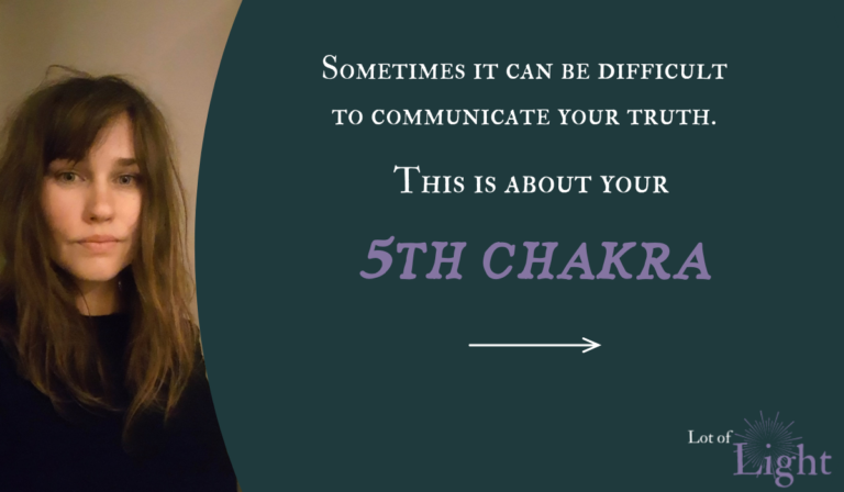 It's about the 5th chakra